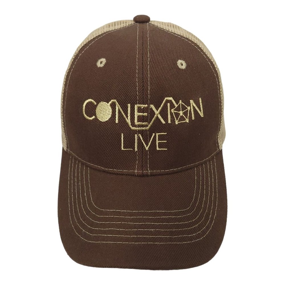 Conexion Live Mesh Snapback Cap Trucker Baseball Hat Spanish Christian Religious